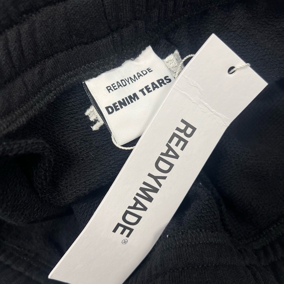 Denim Tears Sweatpants. Black cotton wreath sweatpants - Picture 6 of 6